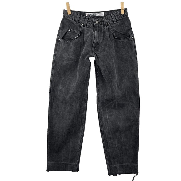 Vintage Levi's Silver Tab Jeans 30x28* Baggy Black Denim 90's Streetwear Grunge